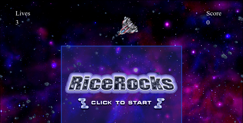 RiceRocks Game